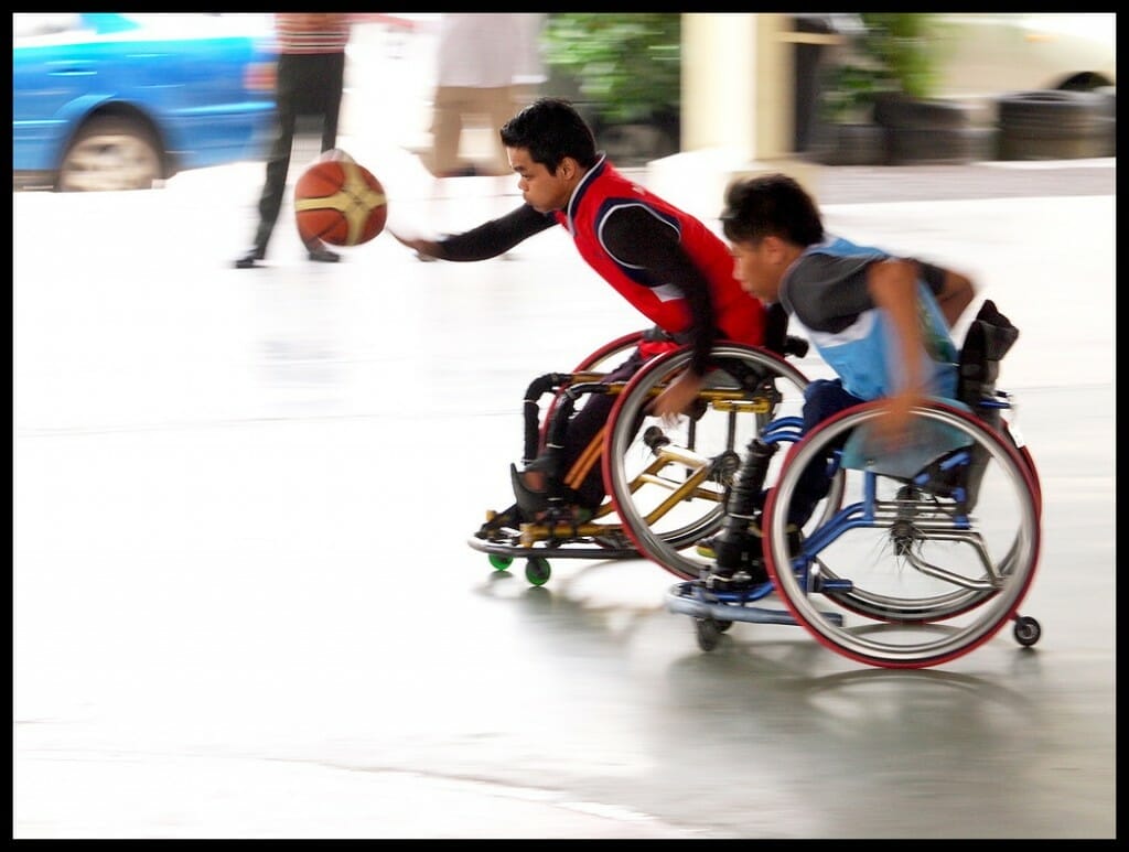 Malayisches Rollstuhl-Basketball Duell - (C) Robin Wong